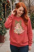 Leopard Christmas Tree Sweatshirt