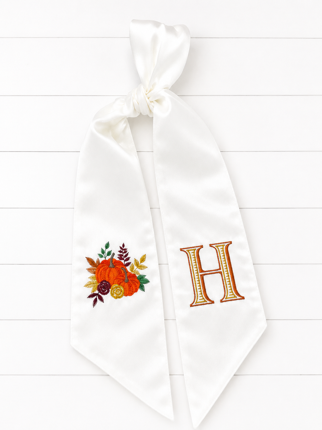 FALL WREATH SASH