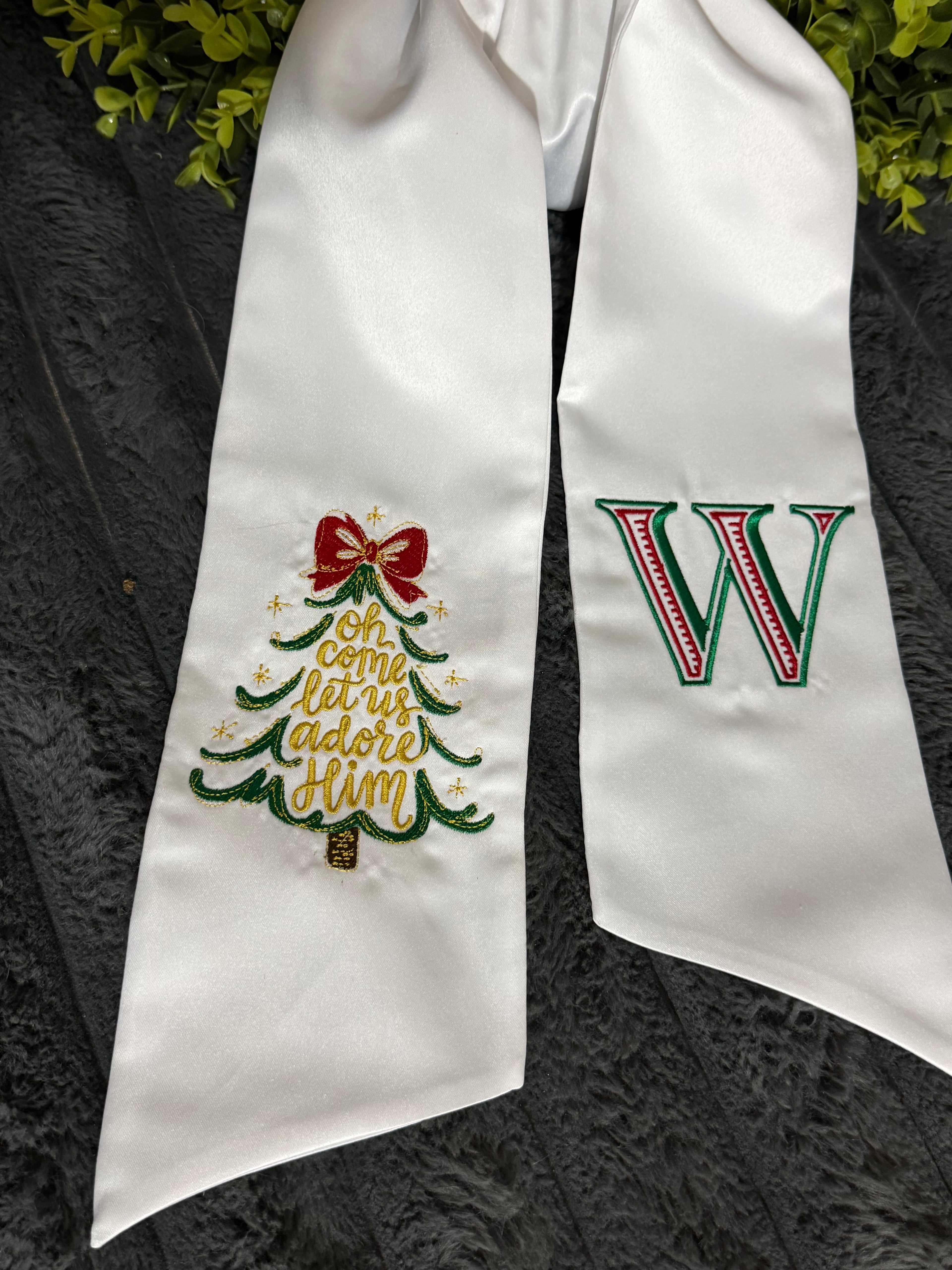 O Christmas Tree Sash